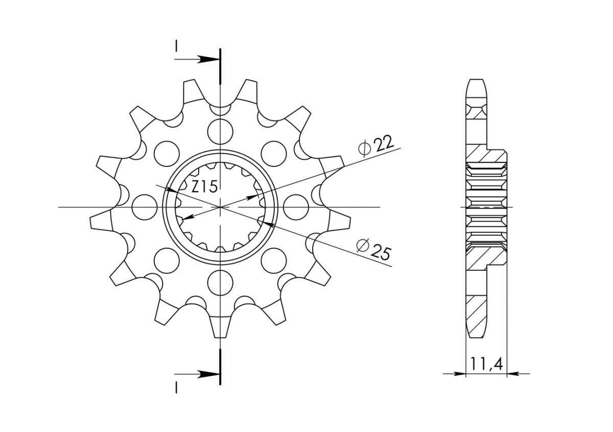 Supersprox Counter Shaft Sprocket CST-1902:15.1 - Image 3