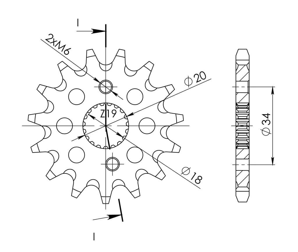 Supersprox Counter Shaft Sprocket CST-269:15.1 - Image 3