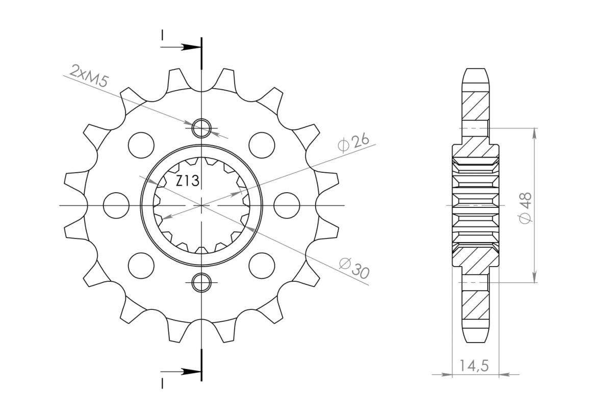 Supersprox Counter Shaft Sprocket CST-339:16.2 - Image 2
