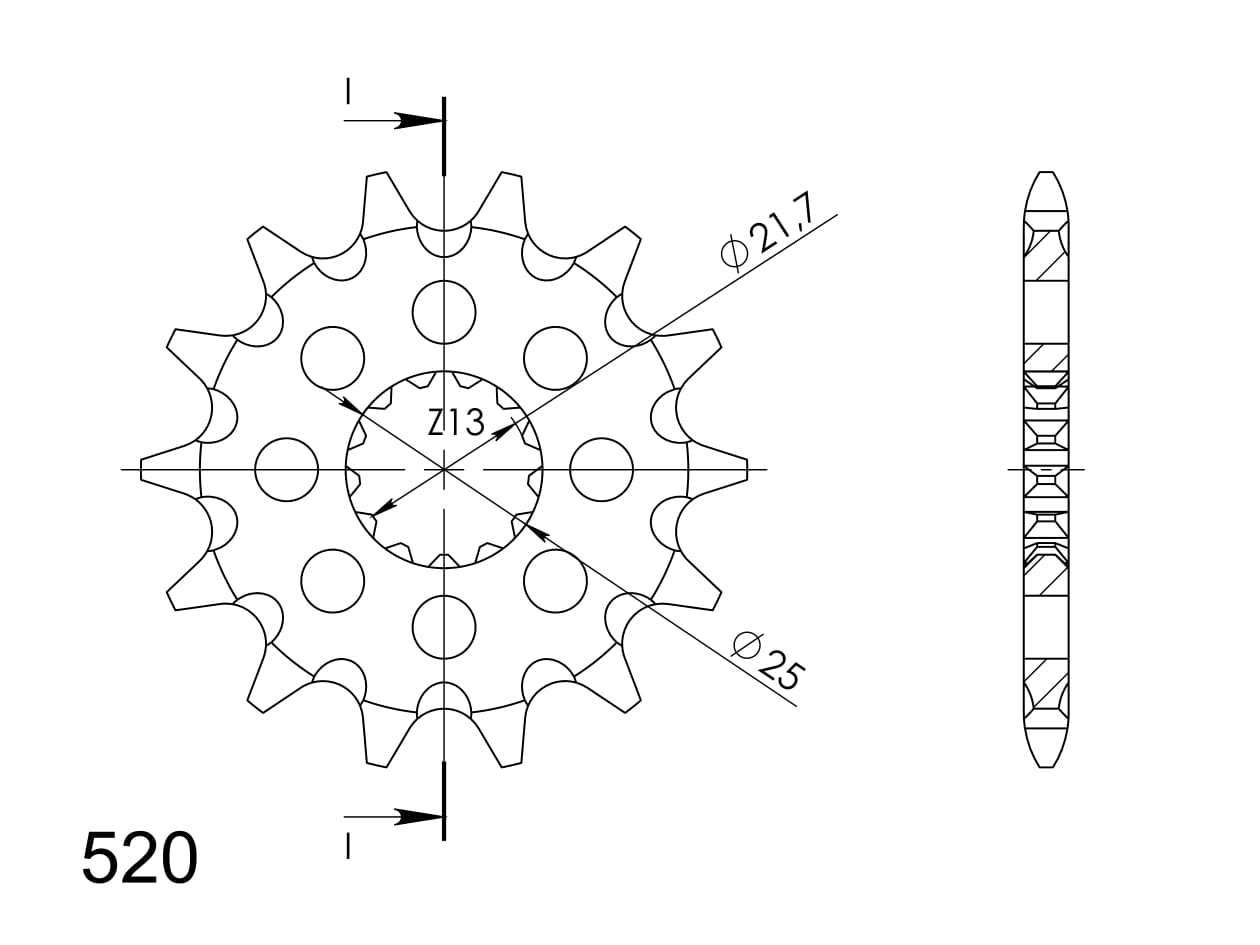 Supersprox Counter Shaft Sprocket CST-565:15.1 - Image 5
