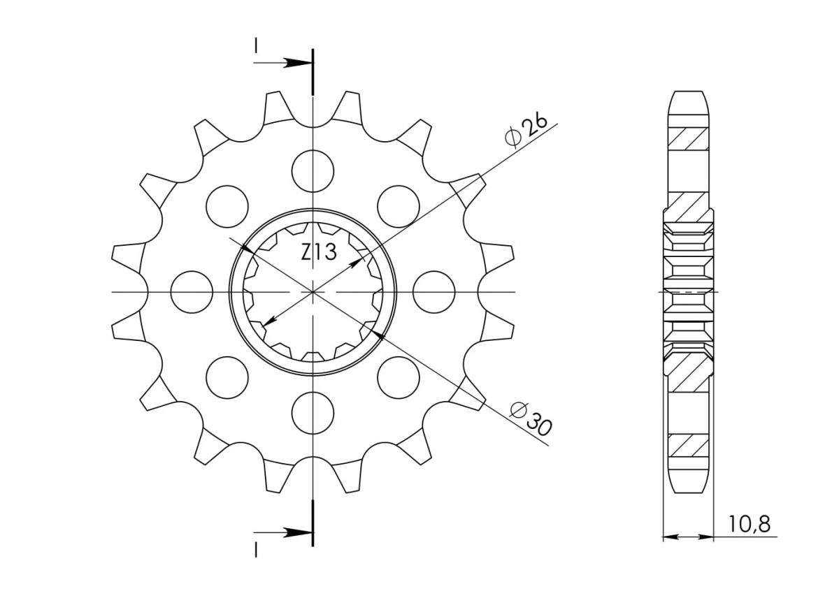 Supersprox Counter Shaft Sprocket CST-579:17.2 - Image 3