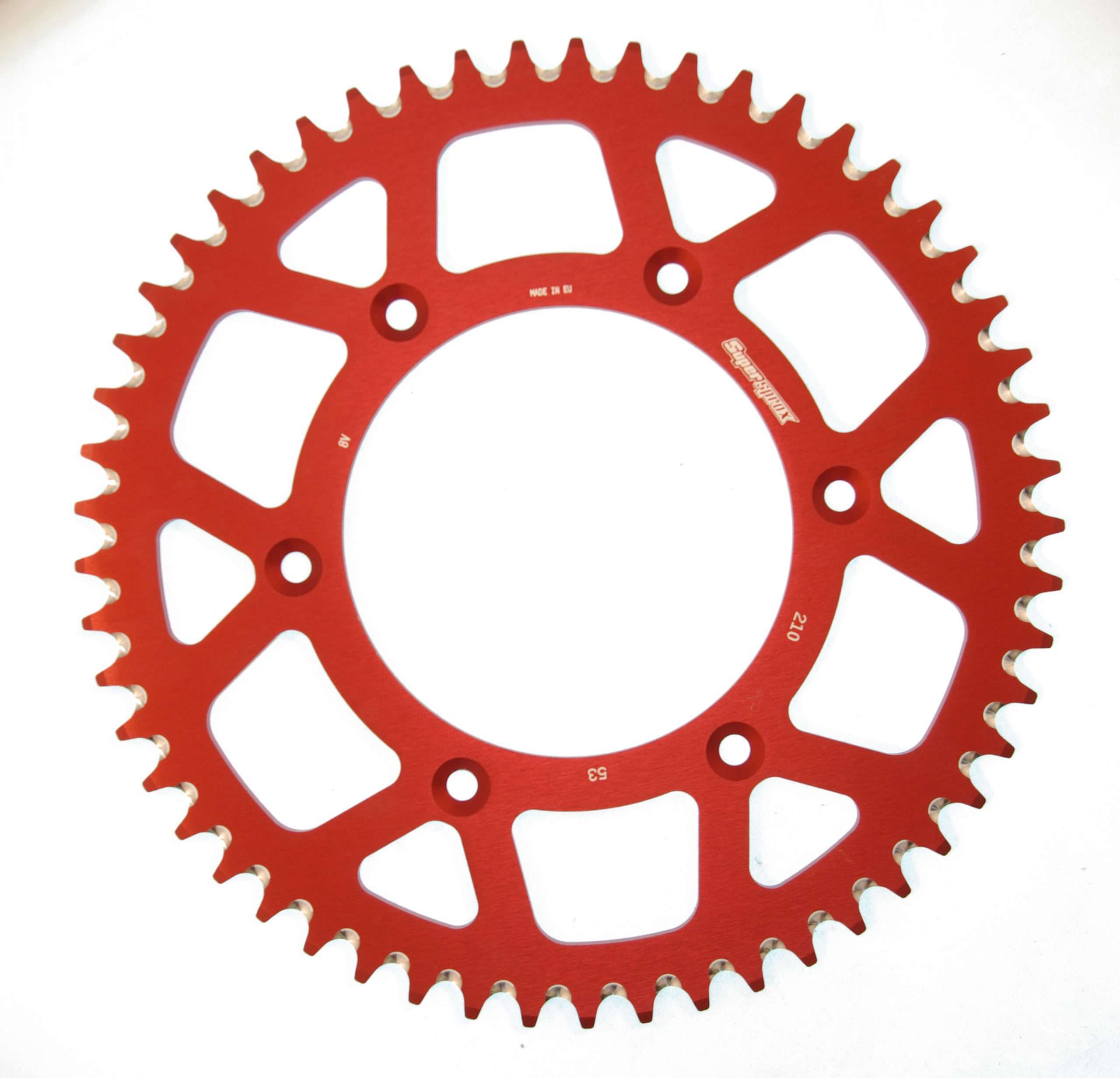 SUPERSPROX ALUMINUM REAR SPROCKET RAL-210:53-RED