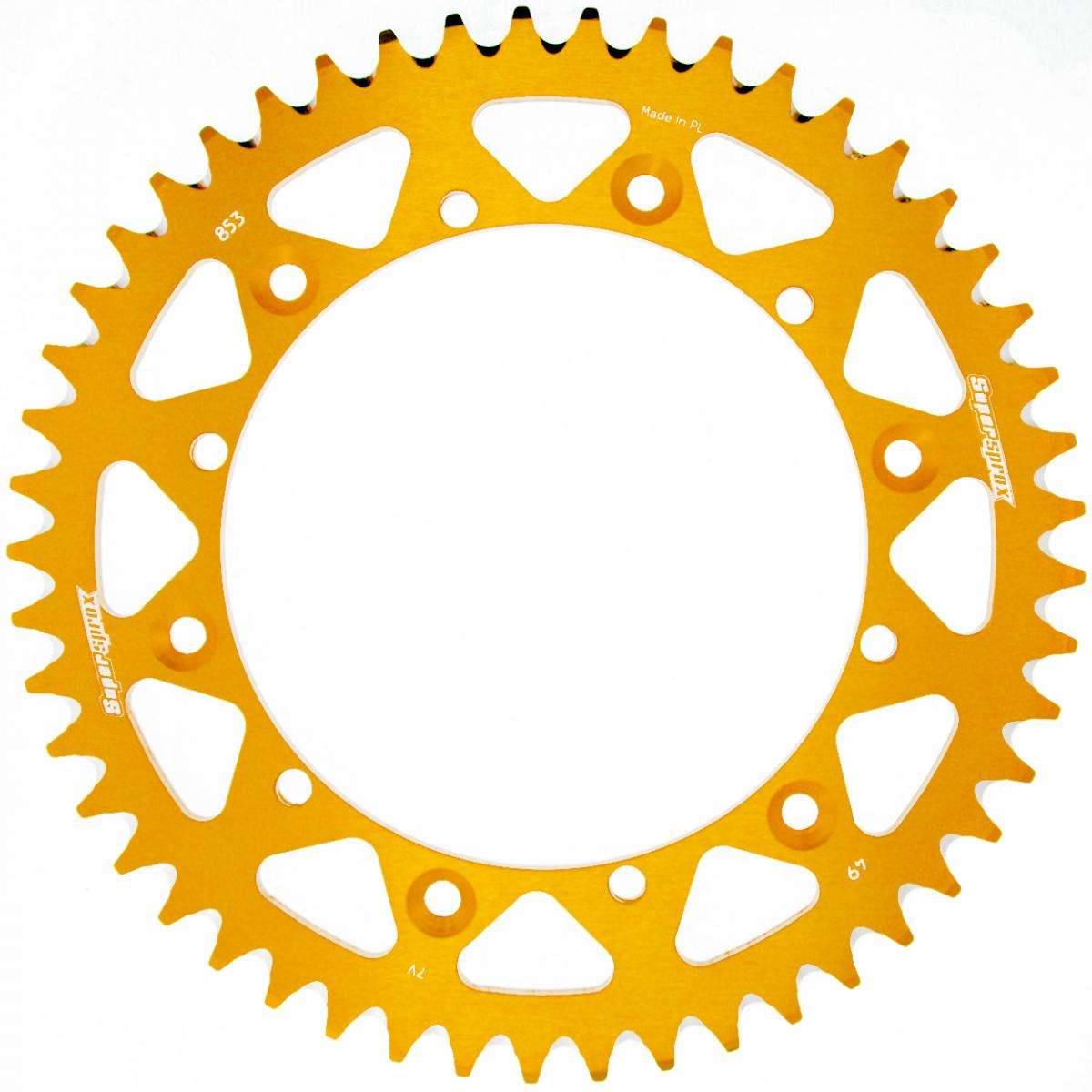 SUPERSPROX ALUMINUM REAR SPROCKET RAL-853:49-GLD - Image 3