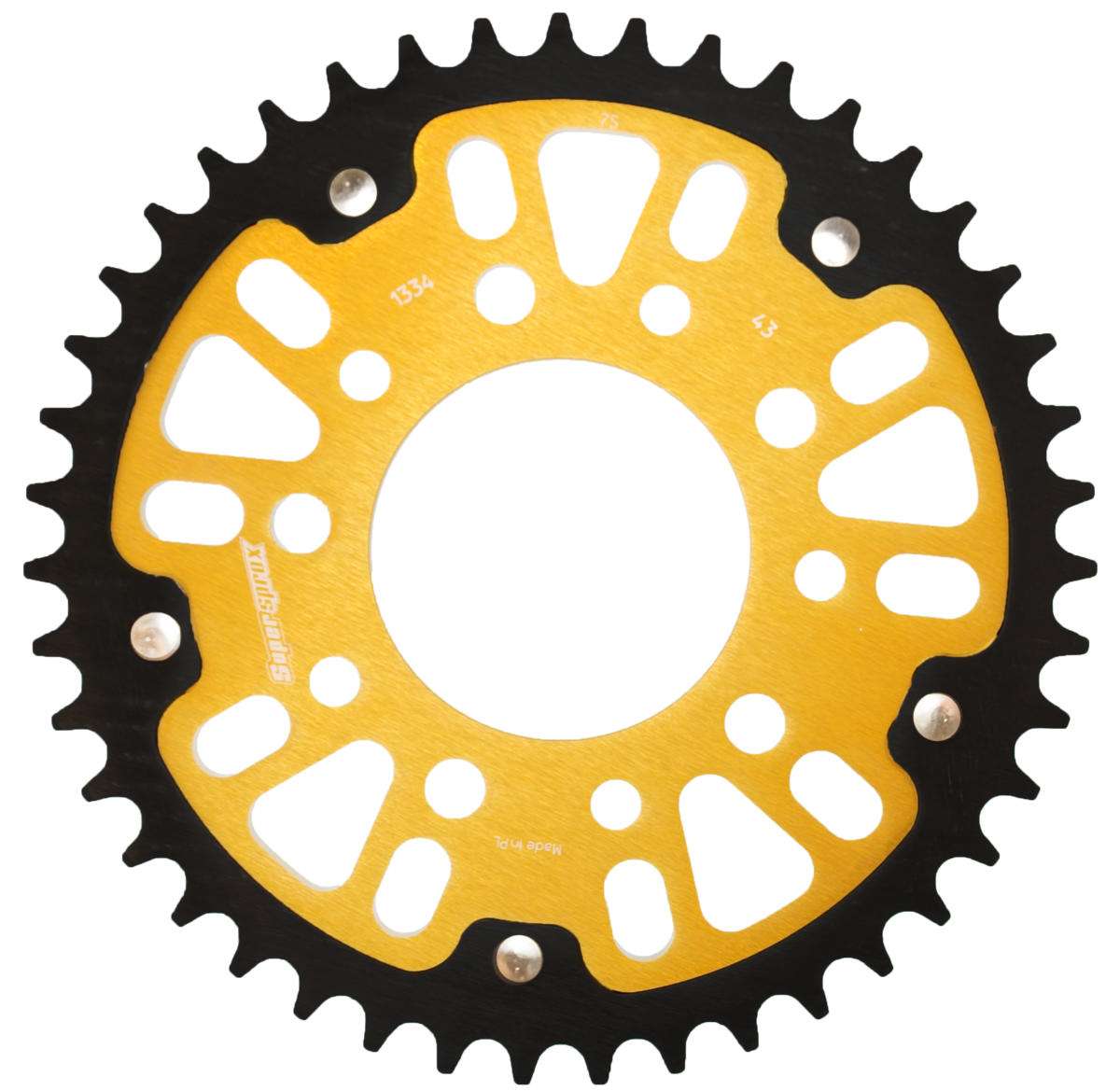 SUPERSPROX STEALTH REAR SPROCKET RST-1334:43-GLD