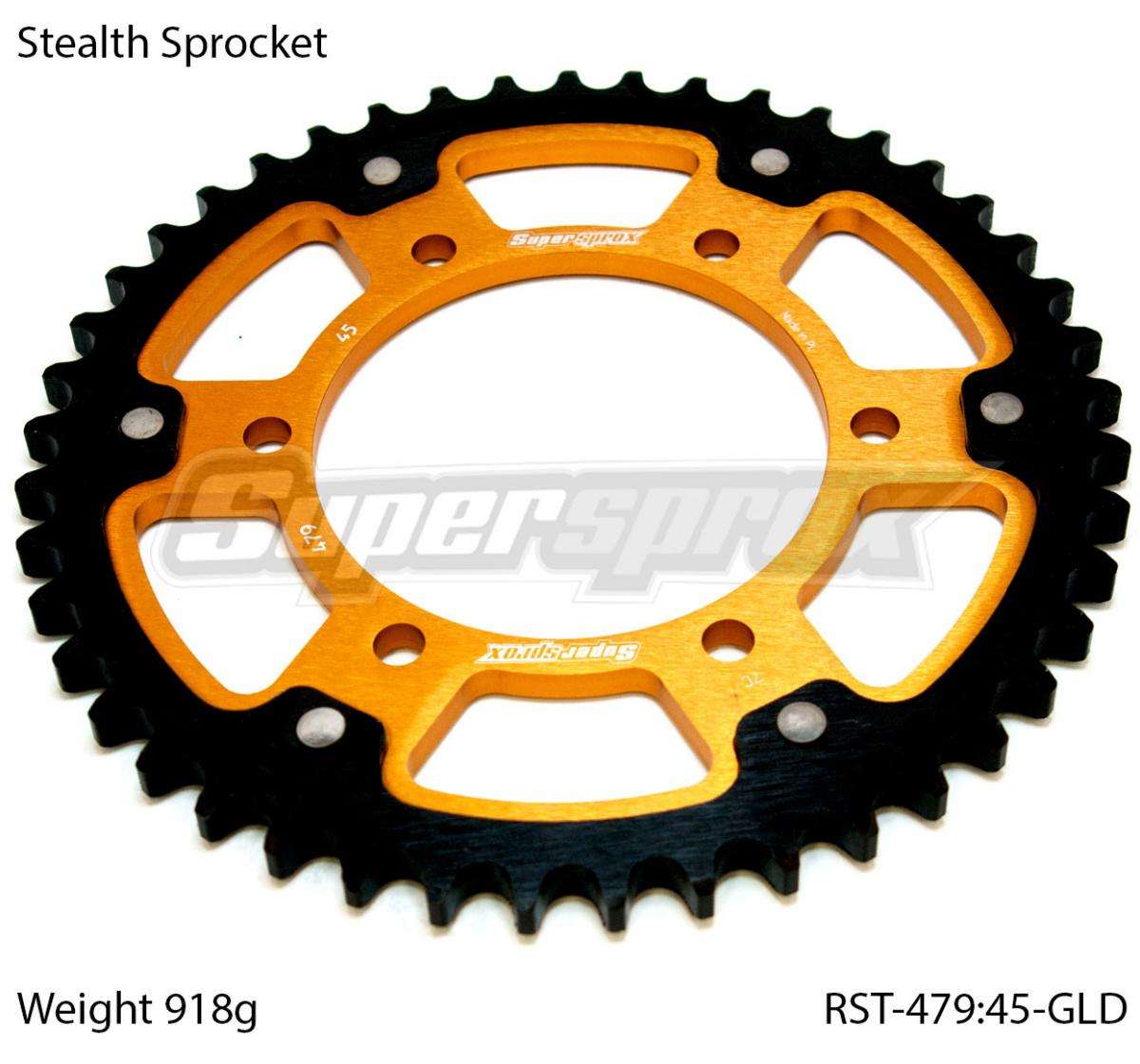 SUPERSPROX STEALTH REAR SPROCKET RST-479:45-GLD