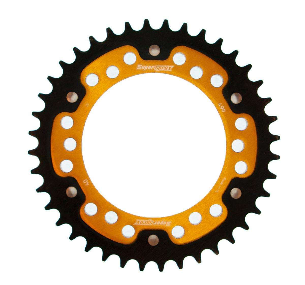 SUPERSPROX STEALTH REAR SPROCKET RST-499:40-GLD
