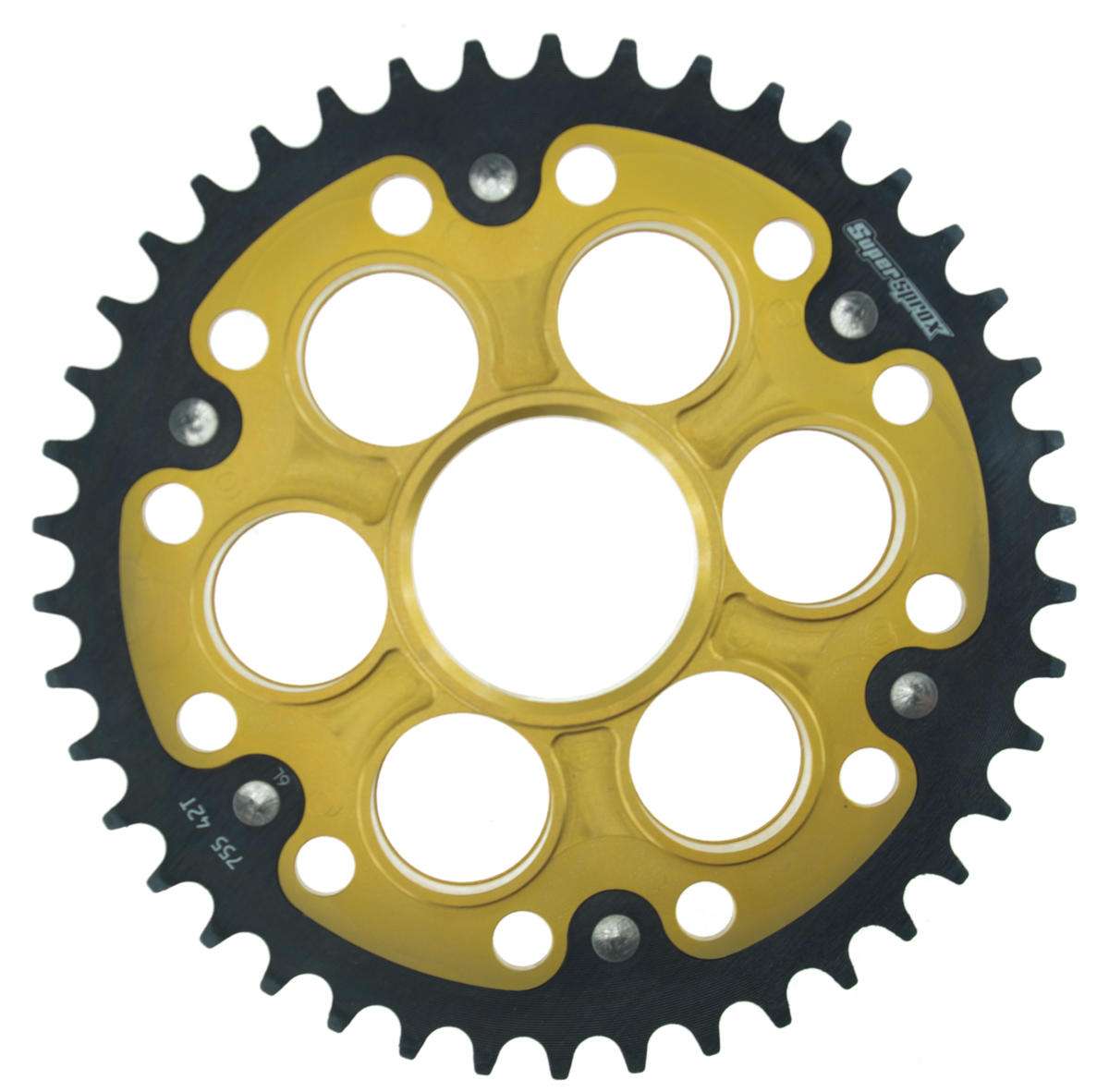 SUPERSPROX STEALTH REAR SPROCKET RST-755:42-GLD