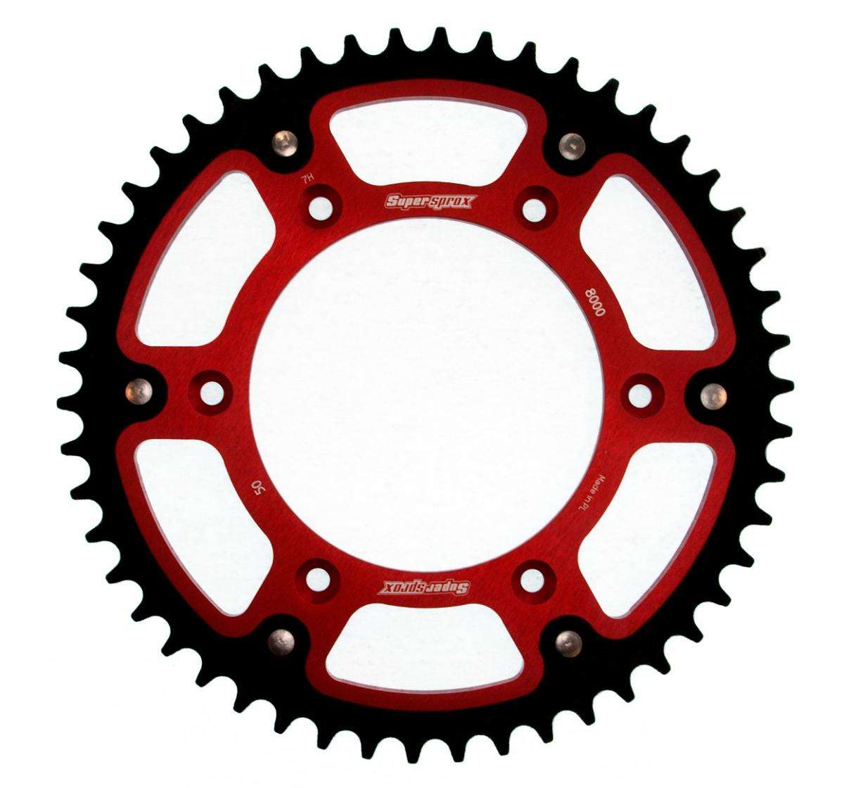 SUPERSPROX STEALTH REAR SPROCKET RST-8000:50-RED
