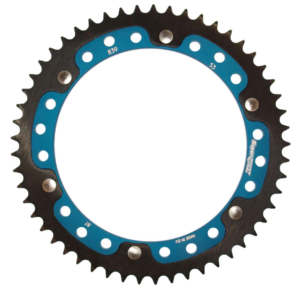 SUPERSPROX STEALTH REAR SPROCKET RST-839:53-BLU